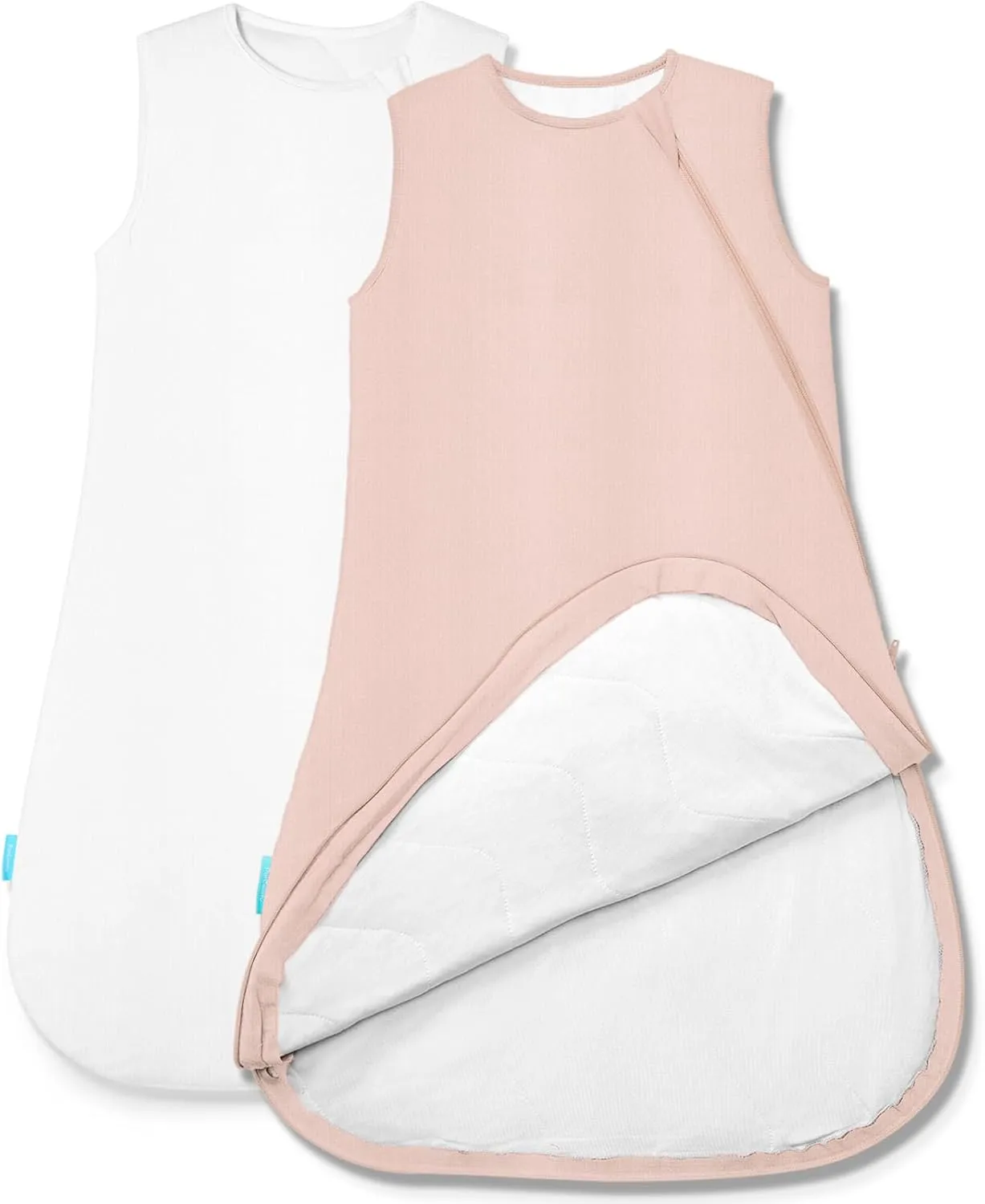 Supersoft Sleep Sack 1.0 TOG, Premium Bamboo Viscose Baby Sleeping Bag 2-Way Zipper Sleep Sack Baby Wearable Blanket