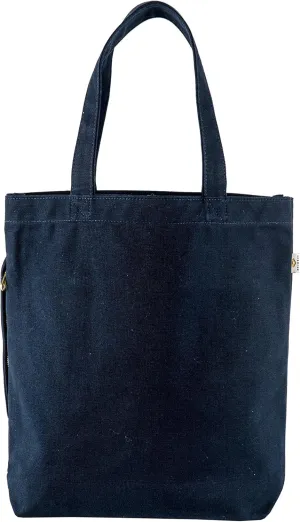 Tag&Crew City Tote 18 oz. Heavy Canvas Large Shoulder Utility Handbag for Travel Daily Commute Shopping