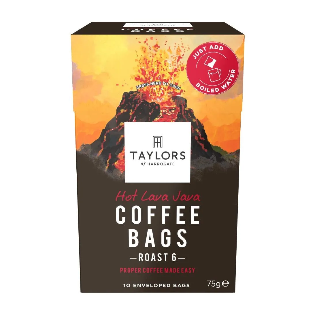Taylors Hot Lava Java Coffee Bags (10 pack)