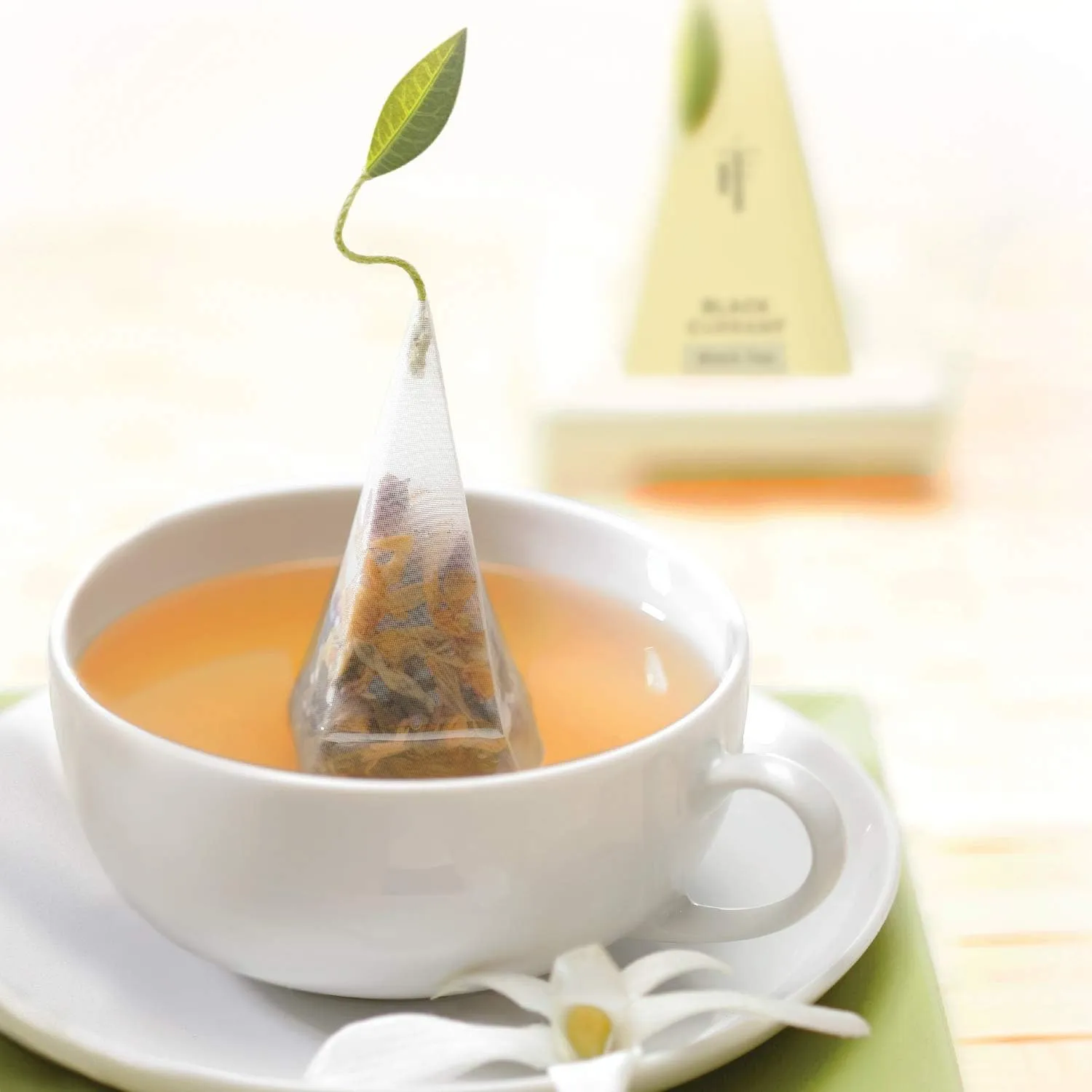 Tea Forte Tea Tasting Assortment Presentation Box Tea Gift Set Sampler, 20 Count 2 of Each Variety Individually Wrapped Handcrafted Pyramid Infuser Bags