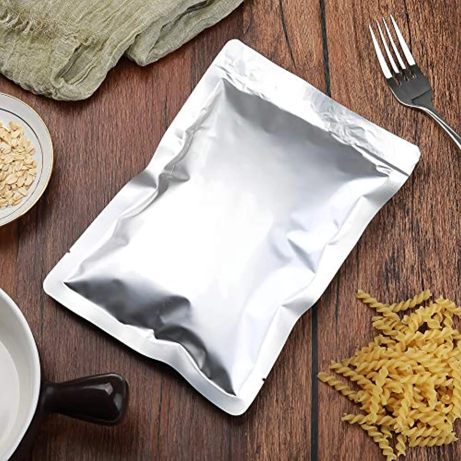 TEKUNLIMITED 30 Packs 2 Gallon Mylar Bags for Dehydrated Vegetables, Grains, Legumes and Emergency Long Term Food Storage, Food Grade