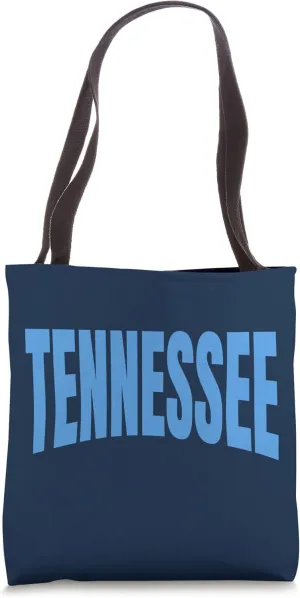 Tennessee Baby-Blue Coloured Simple/Basic Tennessee Minimal Tote Bag