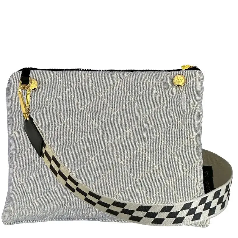 The Reversible Crossbody W/Checker Strap