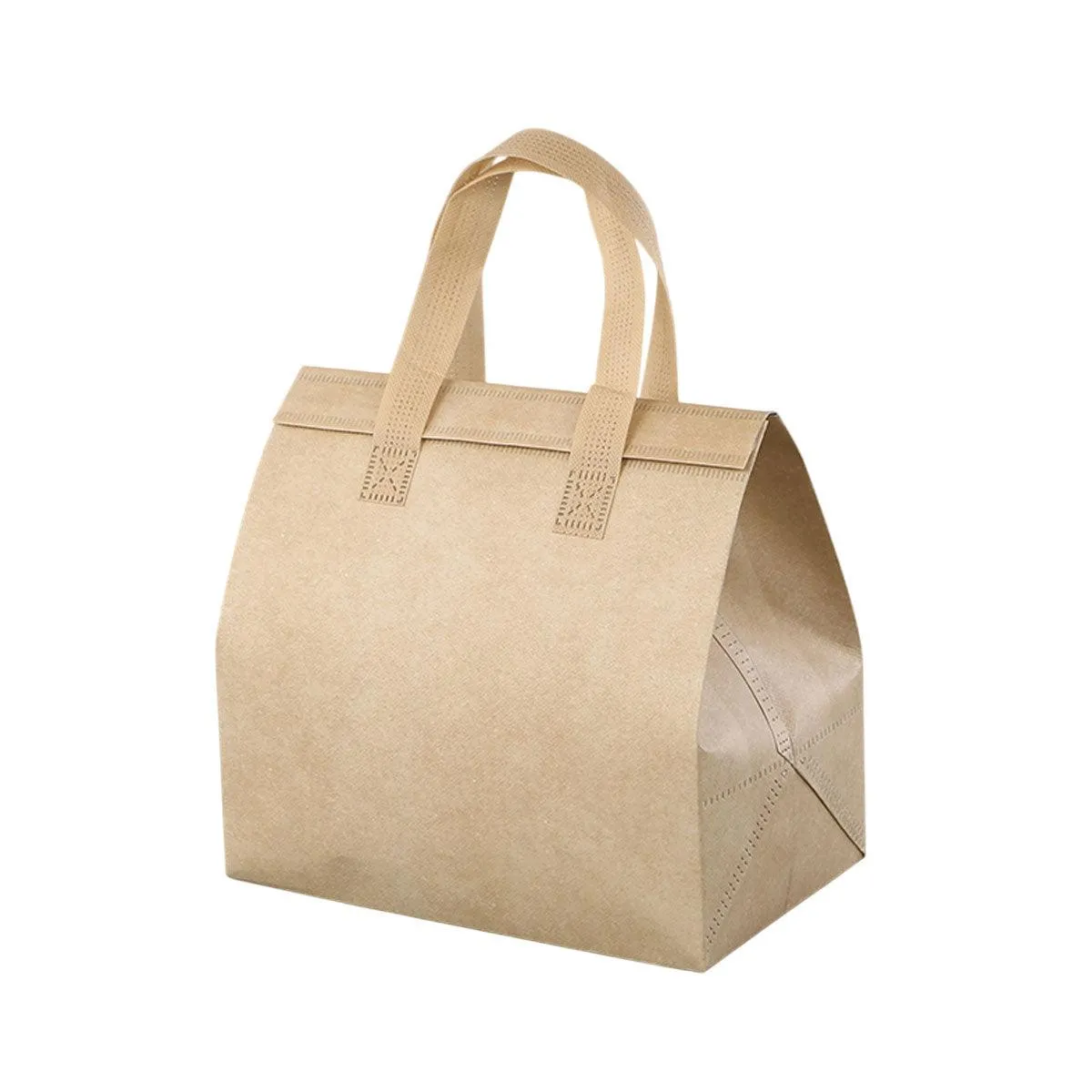 Thermal Insulation Tote Bag Takeaway Packing Food Bag 50PCS