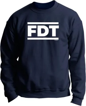 ThisWear FDT F Donald President Long Sleeve Crewneck Sweatshirt