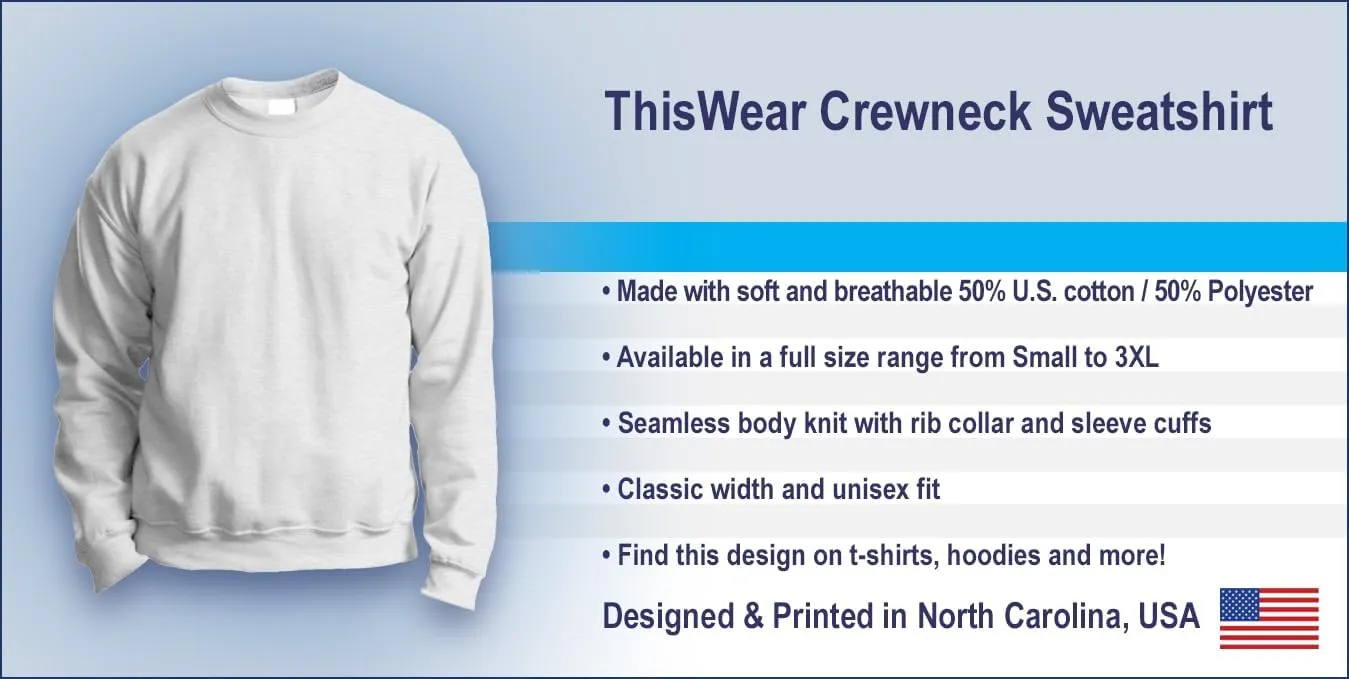 ThisWear I Voted for Him and I'm Sorry Long Sleeve Crewneck Sweatshirt
