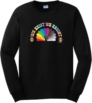 ThisWear We Exist We Resist Unisex Short Sleeve or Long Sleeve T-Shirt