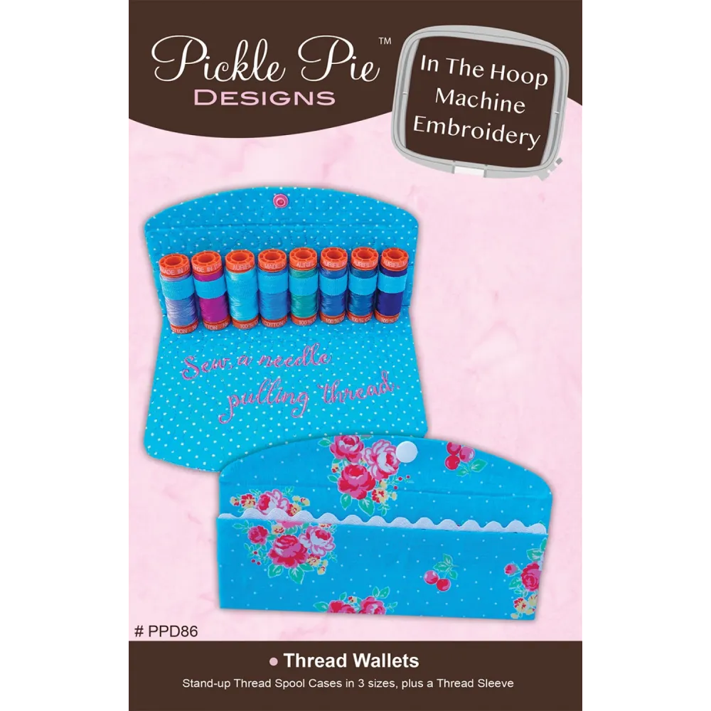 THREAD WALLETS PICKLE PIE DESIGNS