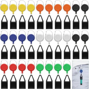 Timgle 56 Pcs Retractable Lighter Holder Keychains, Classic Lighter Cover (Many Colors)