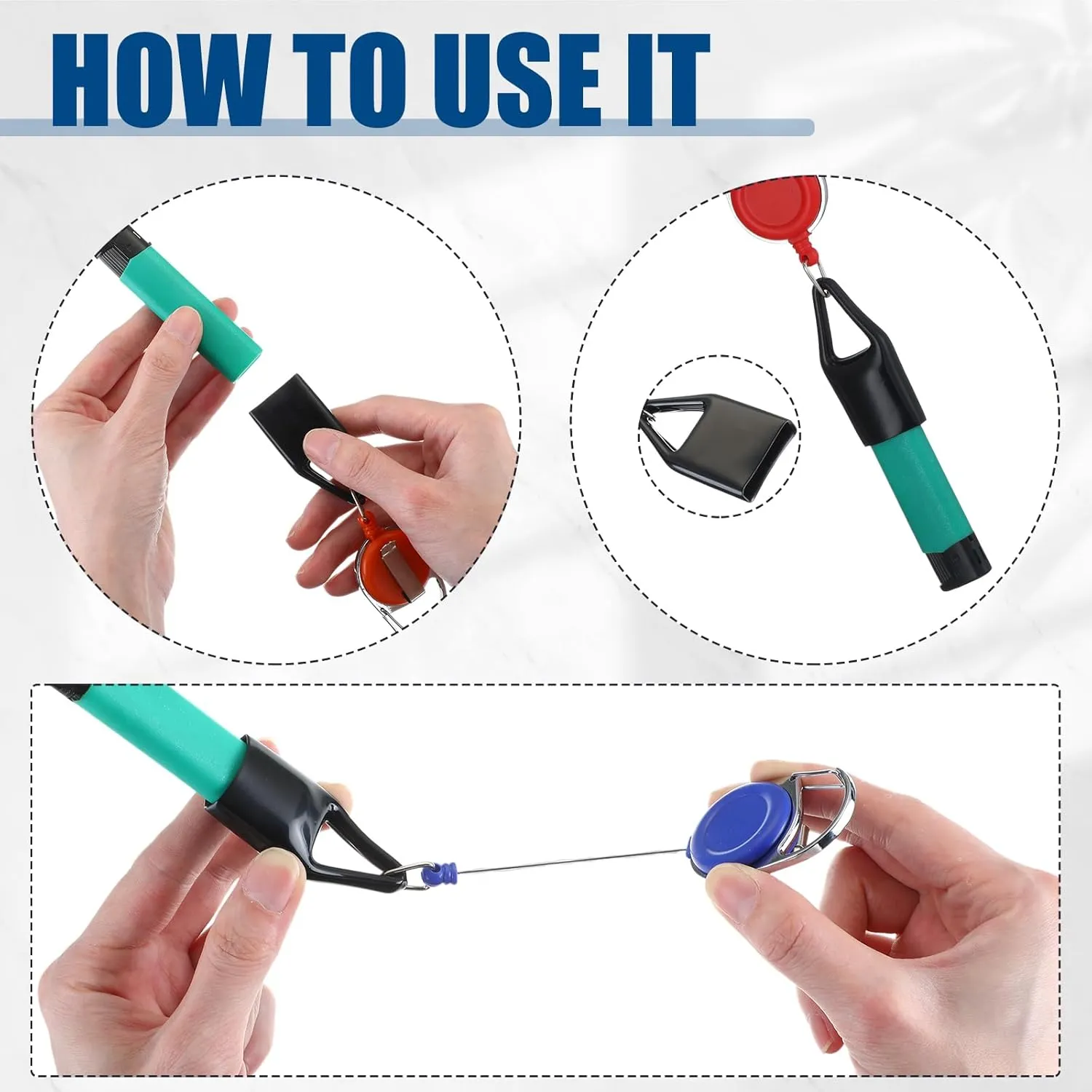 Timgle 56 Pcs Retractable Lighter Holder Keychains, Classic Lighter Cover (Many Colors)