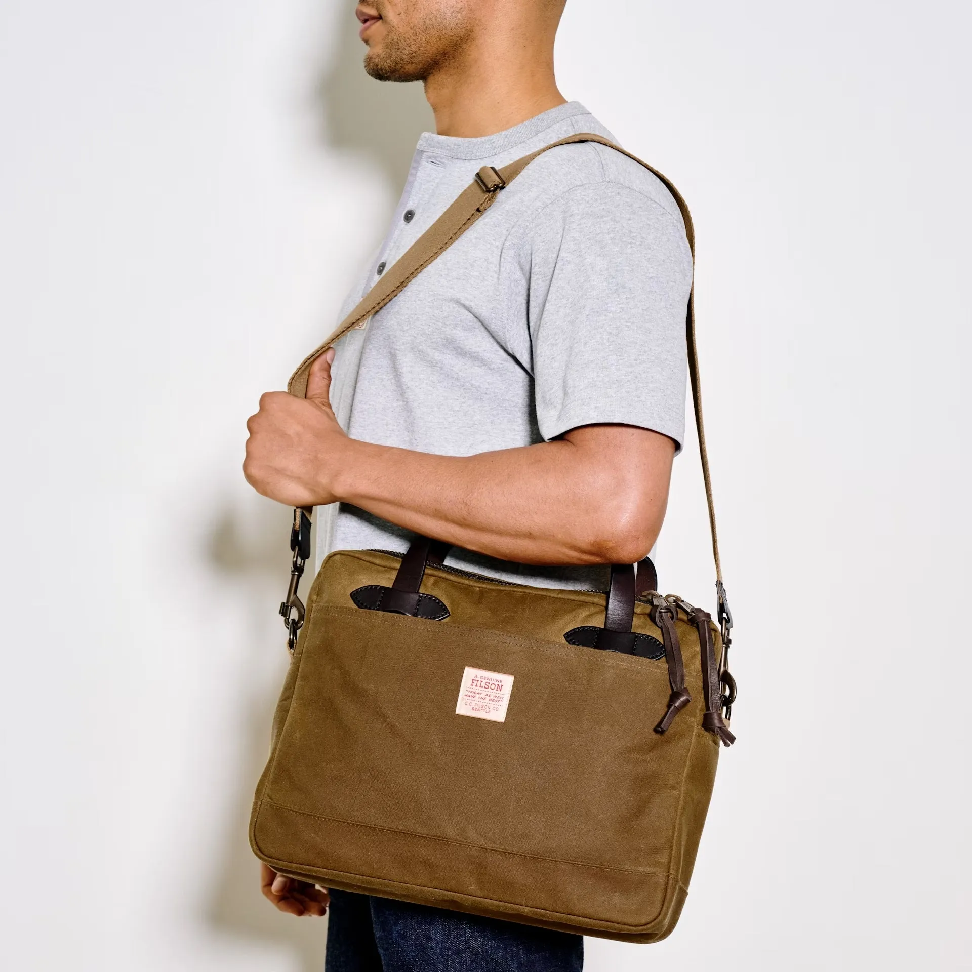 Tin Cloth Compact Briefcase
