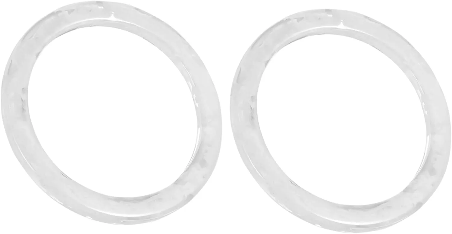 TOKIDNY 2 Pack Resin Bag Handles Contrast Bracelet Handle Wrap for Bag DIY Handbag Accessories Bag Resin Handles Bag Handle Rings