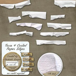 Torn & Curled Paper Edges