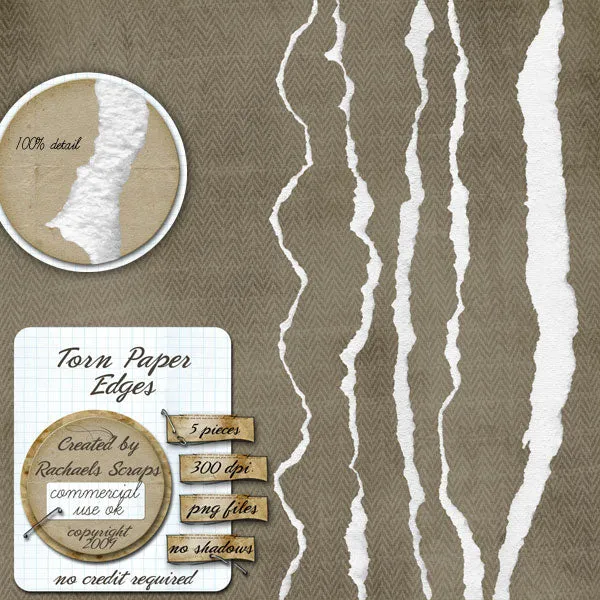 Torn Paper Edges
