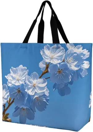 Tote Bag for Women Large Capacity Tote Bags Black Cat with White Handbag Crossbody Bag Shopping Bags Shoulder Bag