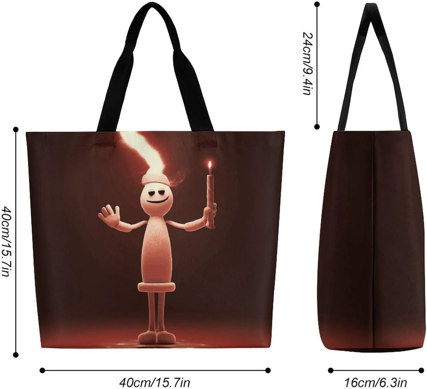 Tote Bag for Women Large Capacity Tote Bags Hearts And Stars Handbag Crossbody Bag Shopping Bags Shoulder Bag
