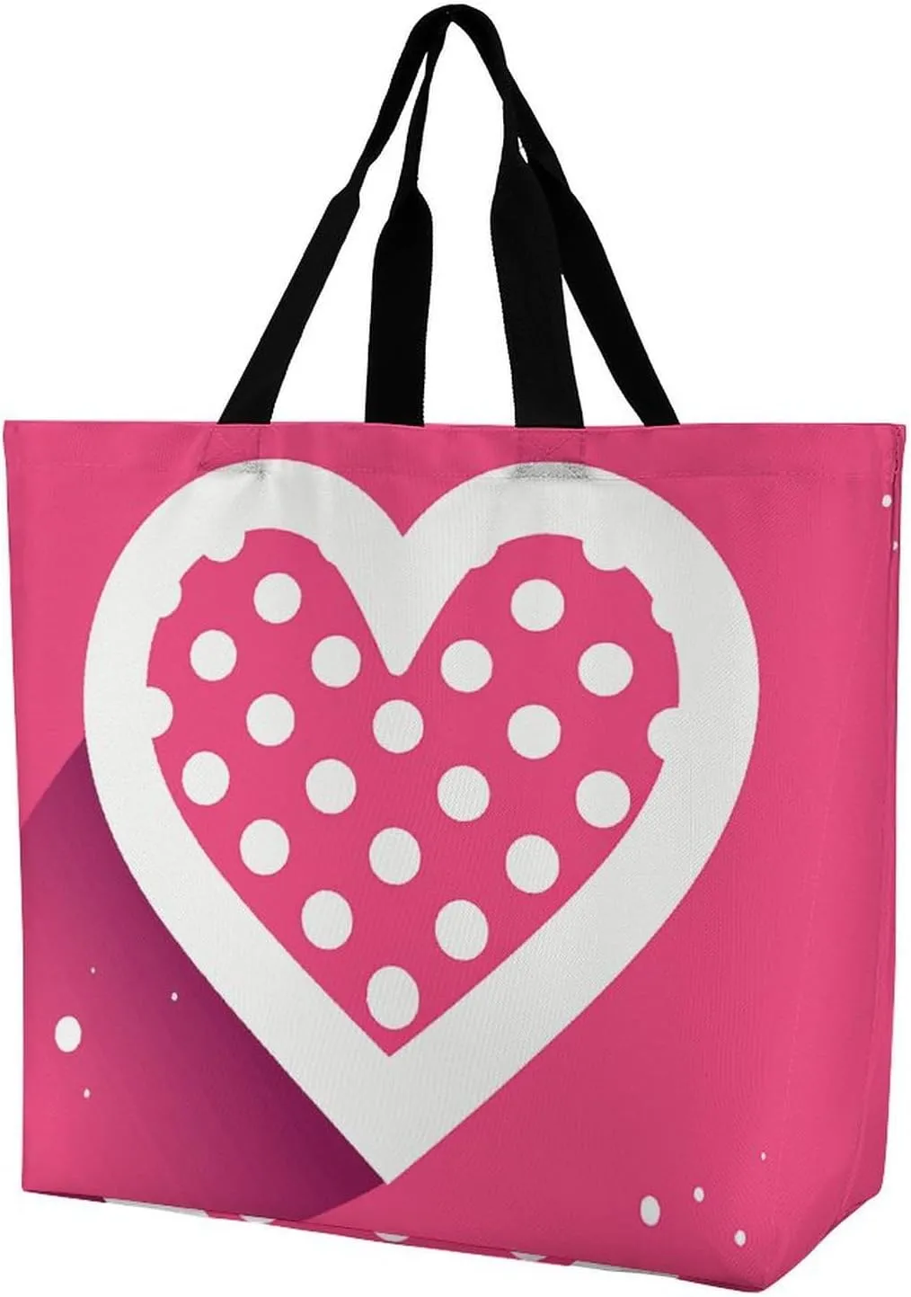 Tote Bag for Women Large Capacity Tote Bags Hearts And Stars Handbag Crossbody Bag Shopping Bags Shoulder Bag