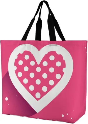 Tote Bag for Women Large Capacity Tote Bags Hearts And Stars Handbag Crossbody Bag Shopping Bags Shoulder Bag