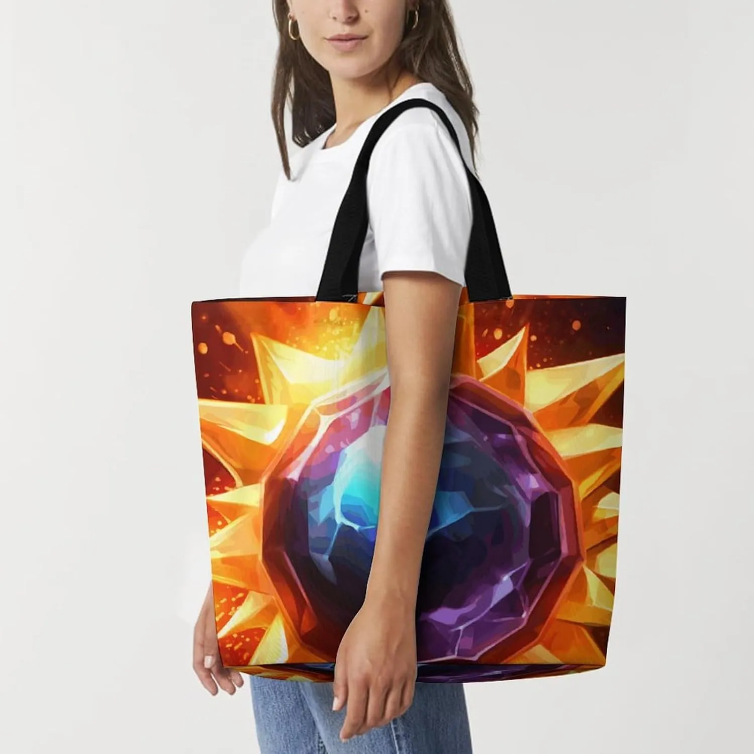 Tote Bag for Women Large Capacity Tote Bags Show Radiance Handbag Crossbody Bag Shopping Bags Shoulder Bag