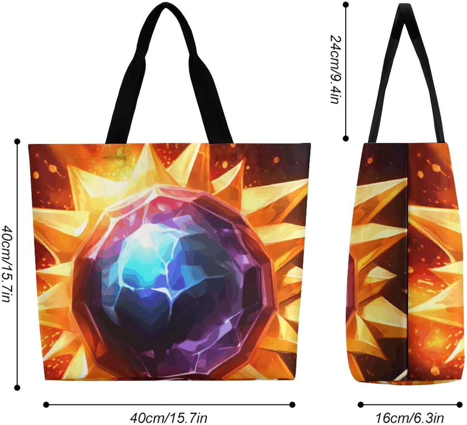 Tote Bag for Women Large Capacity Tote Bags Show Radiance Handbag Crossbody Bag Shopping Bags Shoulder Bag
