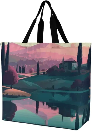 Tote Bag for Women Large Capacity Tote Bags Spherical Handbag Crossbody Bag Shopping Bags Shoulder Bag