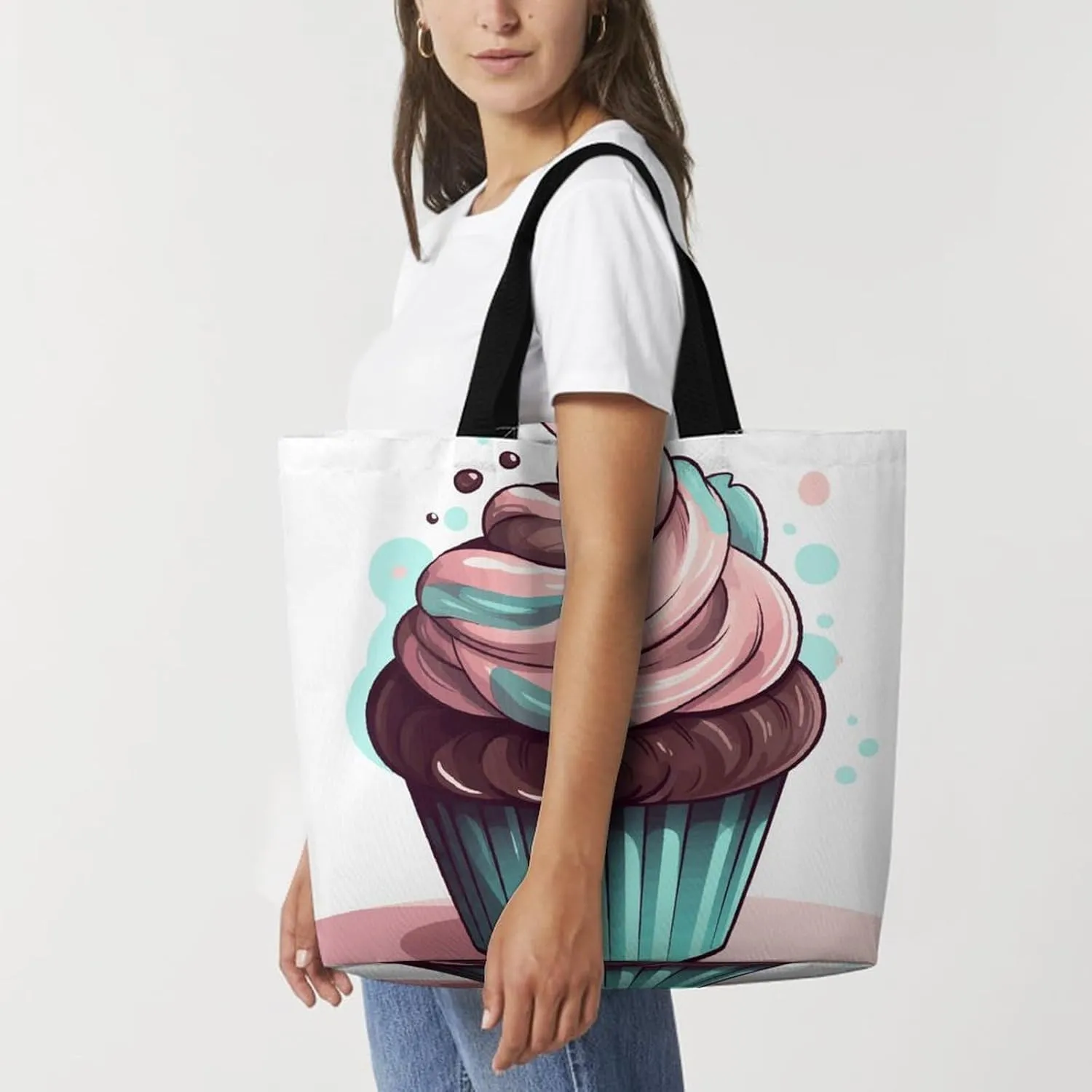 Tote Bag for Women Large Capacity Tote Bags Spherical Handbag Crossbody Bag Shopping Bags Shoulder Bag
