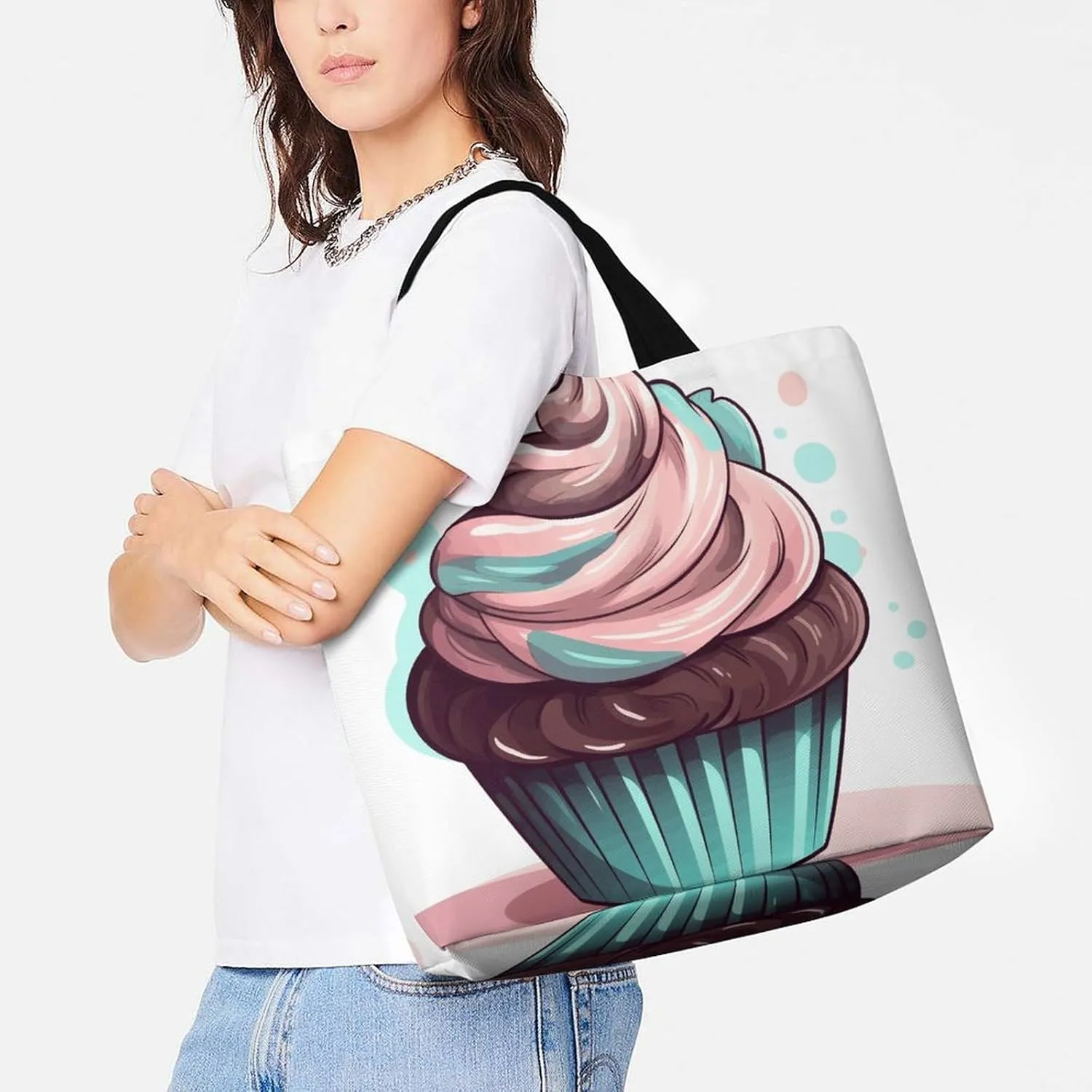 Tote Bag for Women Large Capacity Tote Bags Spherical Handbag Crossbody Bag Shopping Bags Shoulder Bag