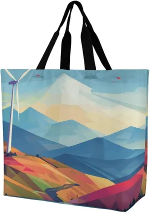 Tote Bag for Women Large Capacity Tote Bags Two Ghost Statues Handbag Crossbody Bag Shopping Bags Shoulder Bag