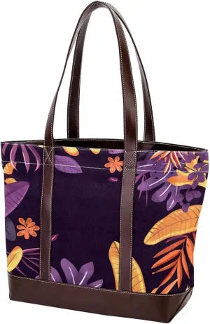 Tote Bag for Women, Large Tote Bags for Women, Tote Bag with Zipper, Summer Nautical Anchor Starfish, Totes for Women