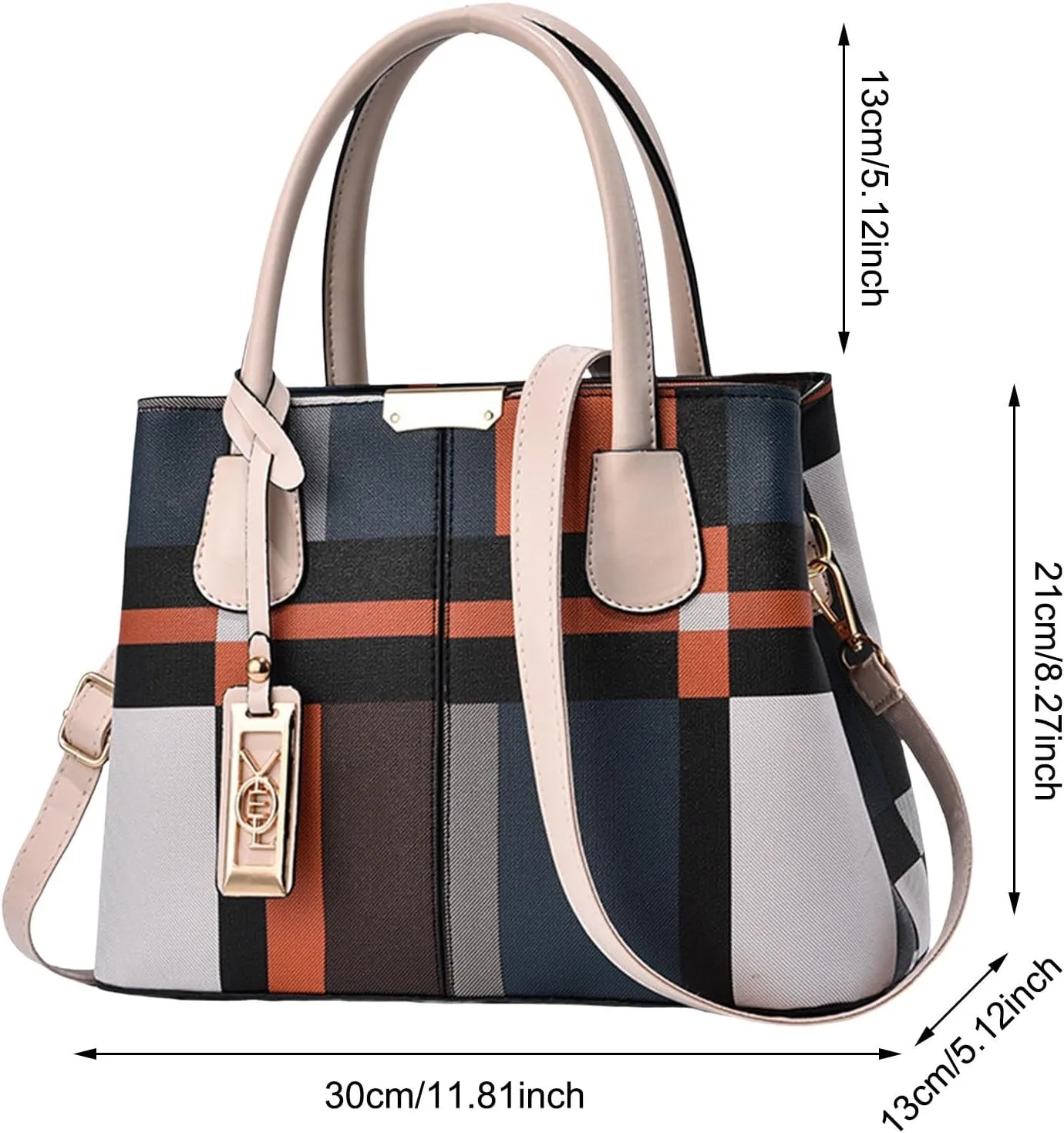 Tote Bag For Women Nylon Cloth Bag Shoulder Bag Lightweight Large Capacity Bag Pockets Casual Messenger Bag For Outdoor Y