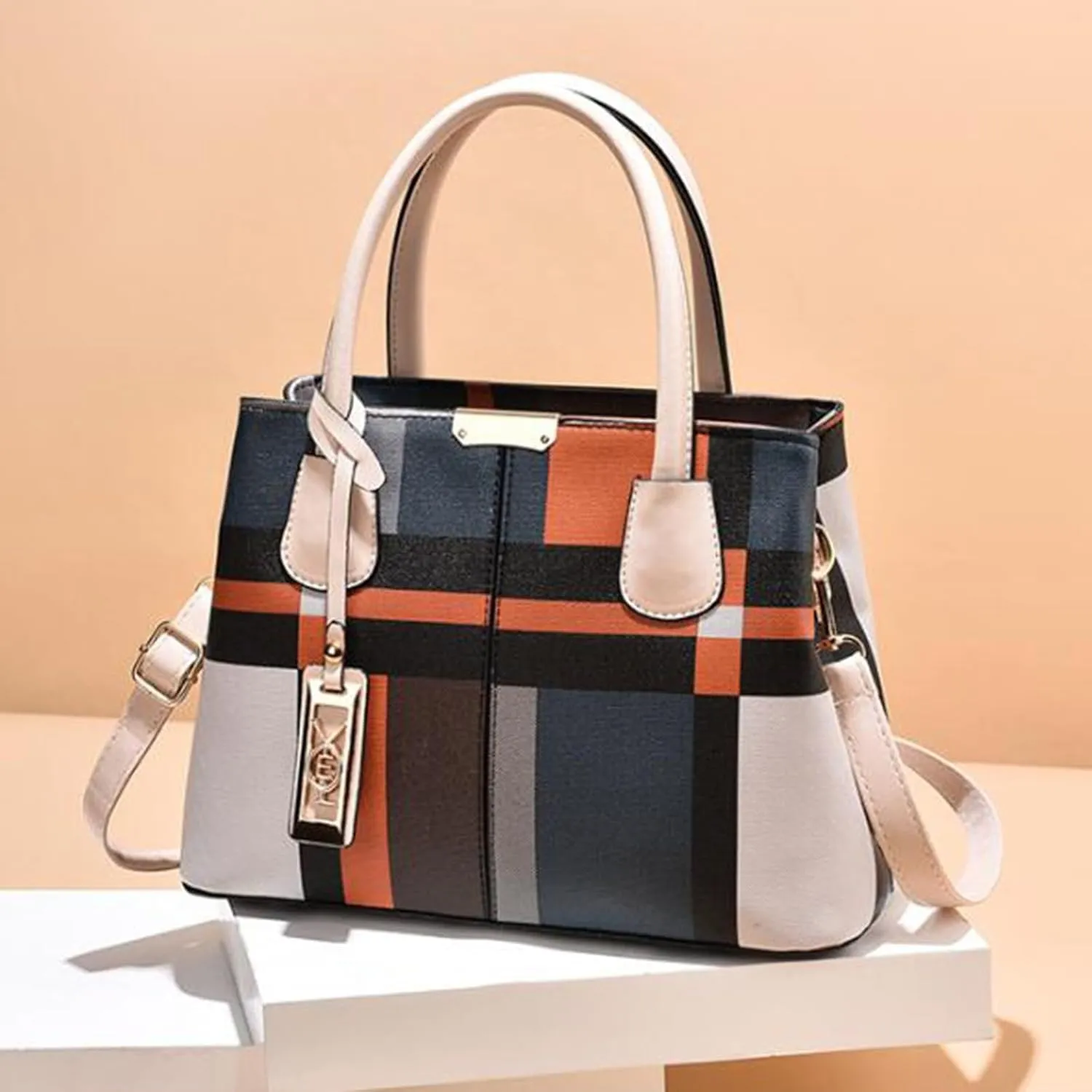 Tote Bag For Women Nylon Cloth Bag Shoulder Bag Lightweight Large Capacity Bag Pockets Casual Messenger Bag For Outdoor Y