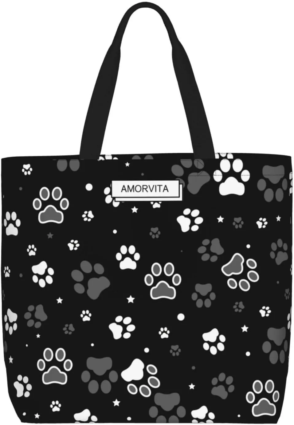 Tote Bag for Women with Zipper Pockets Reusable Grocery Bags Foldable Beach Bag Gifts
