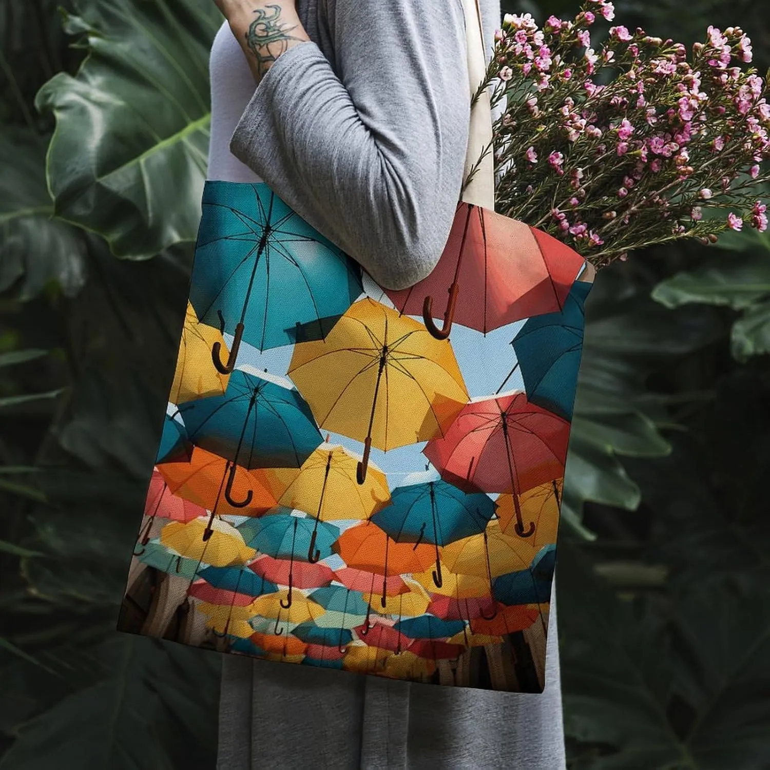 Tote Bag for Women Xmas Snowman Canvas Tote Bag Handbag Crossbody Bag Shopping Bags Shoulder Bag