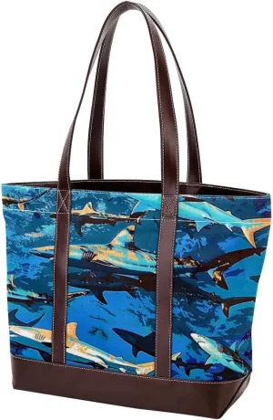 Tote Bags, Large Tote Bags for Women, Tote Bag with Zipper, March Is Coming Cartoon Cats Lovely, Totes for Women