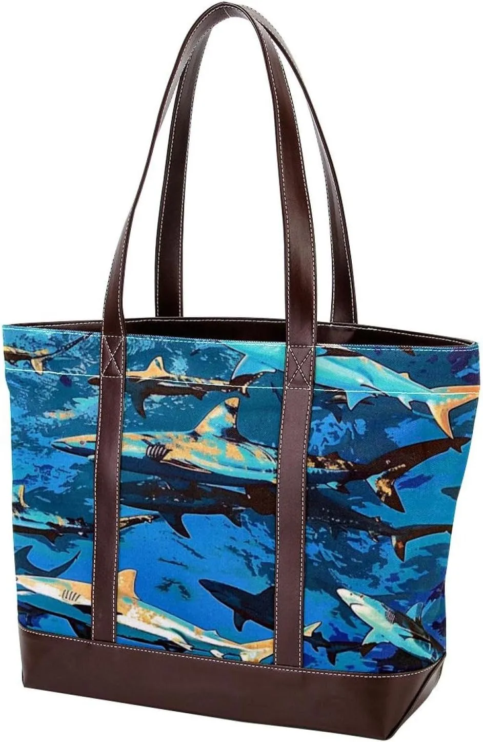Tote Bags, Large Tote Bags for Women, Tote Bag with Zipper, March Is Coming Cartoon Cats Lovely, Totes for Women