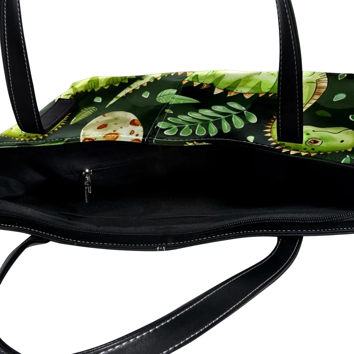 Tote Bags, Large Tote Bags for Women, Women's Tote Handbags, Cartoon Rainforest Dinosaur and Egg, Tote Bag for Work