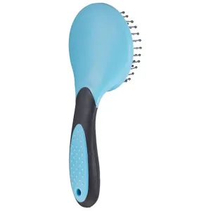 Tough 1 Great Grips Mane & Tail Brush- Turquoise