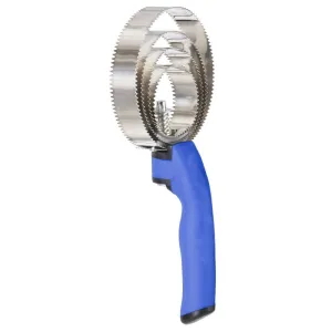Tough 1 Great Grips Spring Curry Comb- Royal Blue