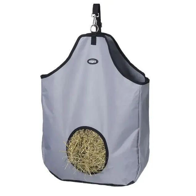 Tough 1 Nylon Hay Bag- Grey