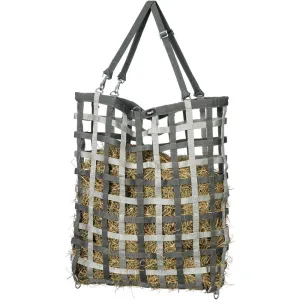 Tough 1 Premium Slow Feed Web Hay Bag- Grey