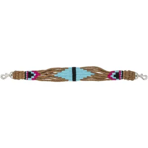 Tough 1 Wool String Wither/Purse Strap- Tan/Magenta/Turquoise/Black