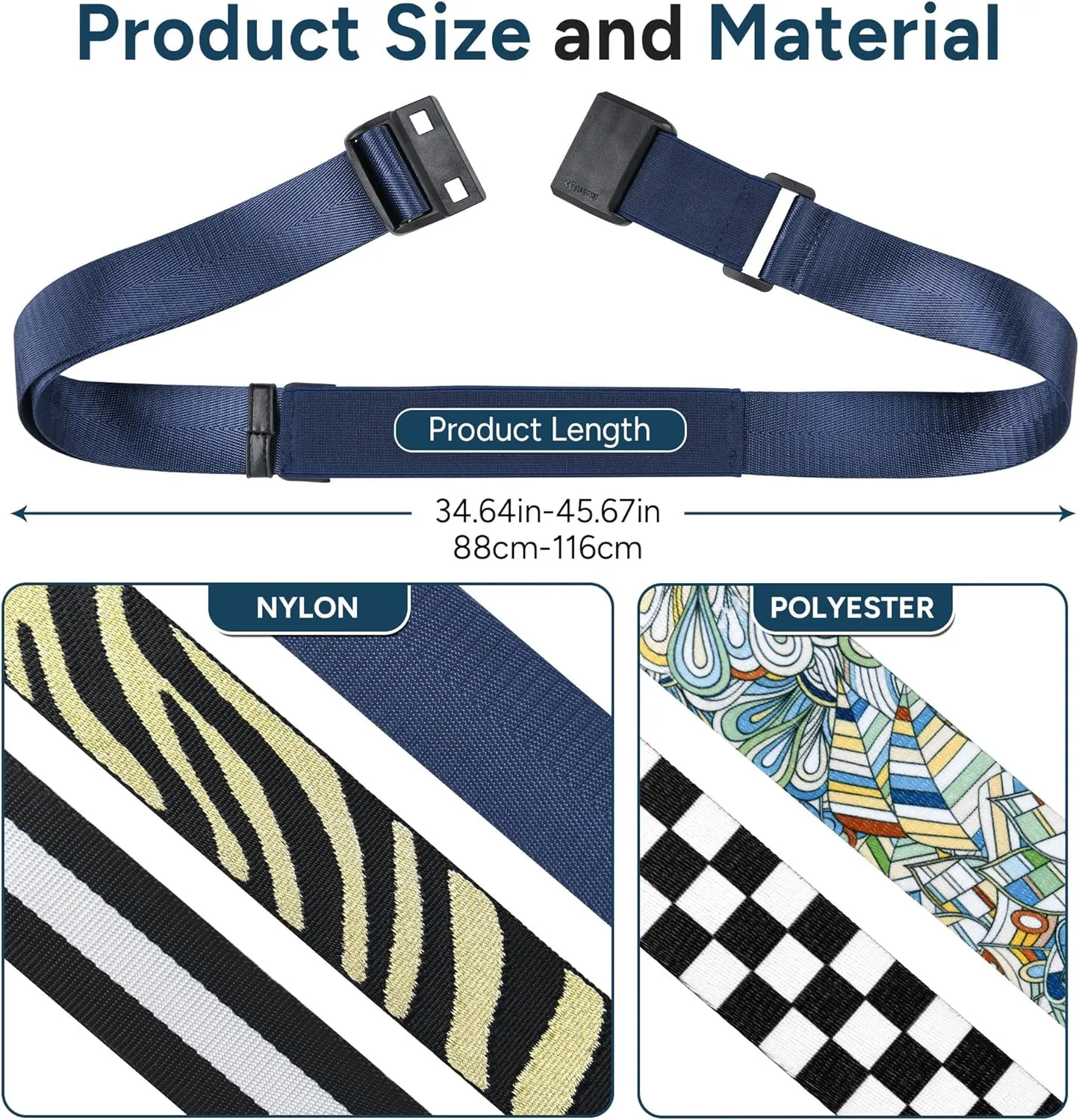 travel inspira Travel Belt for Luggage Magnetic Quick-Release Luggage Strap for Suitcases Add a Bag Convenience for Carry On Bags Lightweight Stylish and Easy Ideal Travel Accessory