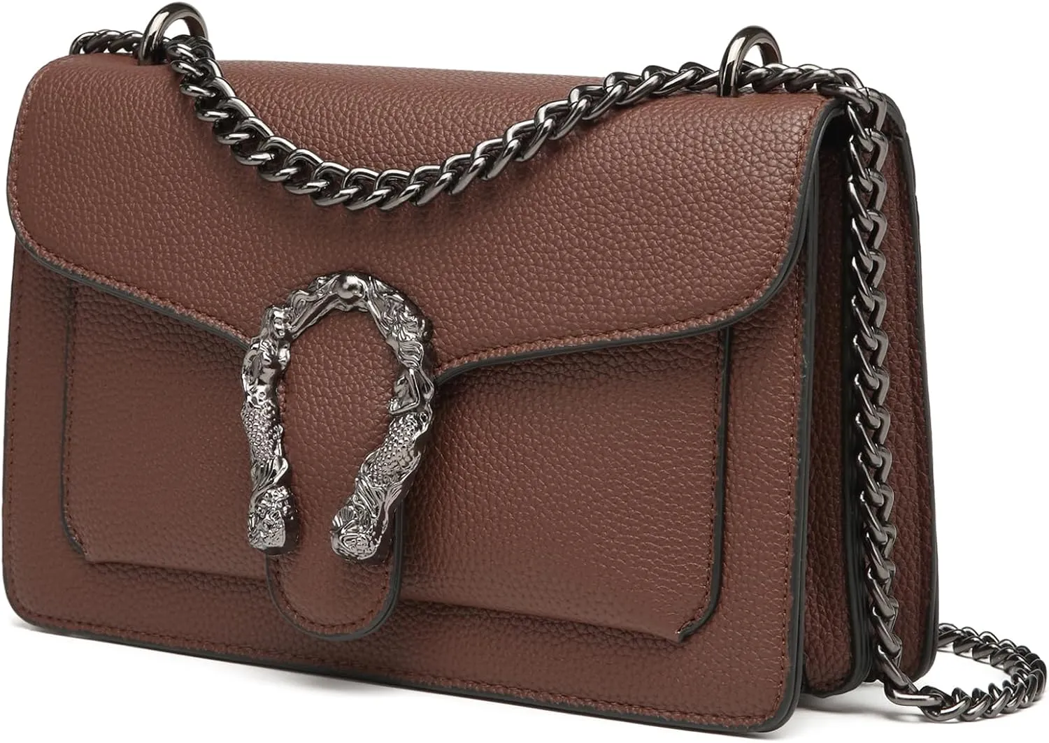 Travistar Crossbody Bags for Women Small Handbags PU Leather Shoulder Bag Purse Evening Bag Quilted Satchels with Chain Strap