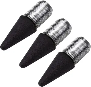 TROIKA ENDLESS MINE – 99Z131 – Replacement refill for CONSTRUCTION ENDLESS pencil, (PEN20 / ..) – set (3 pieces) – hardness grade: HB – graphite powder, metal – anthracite – TROIKA-original