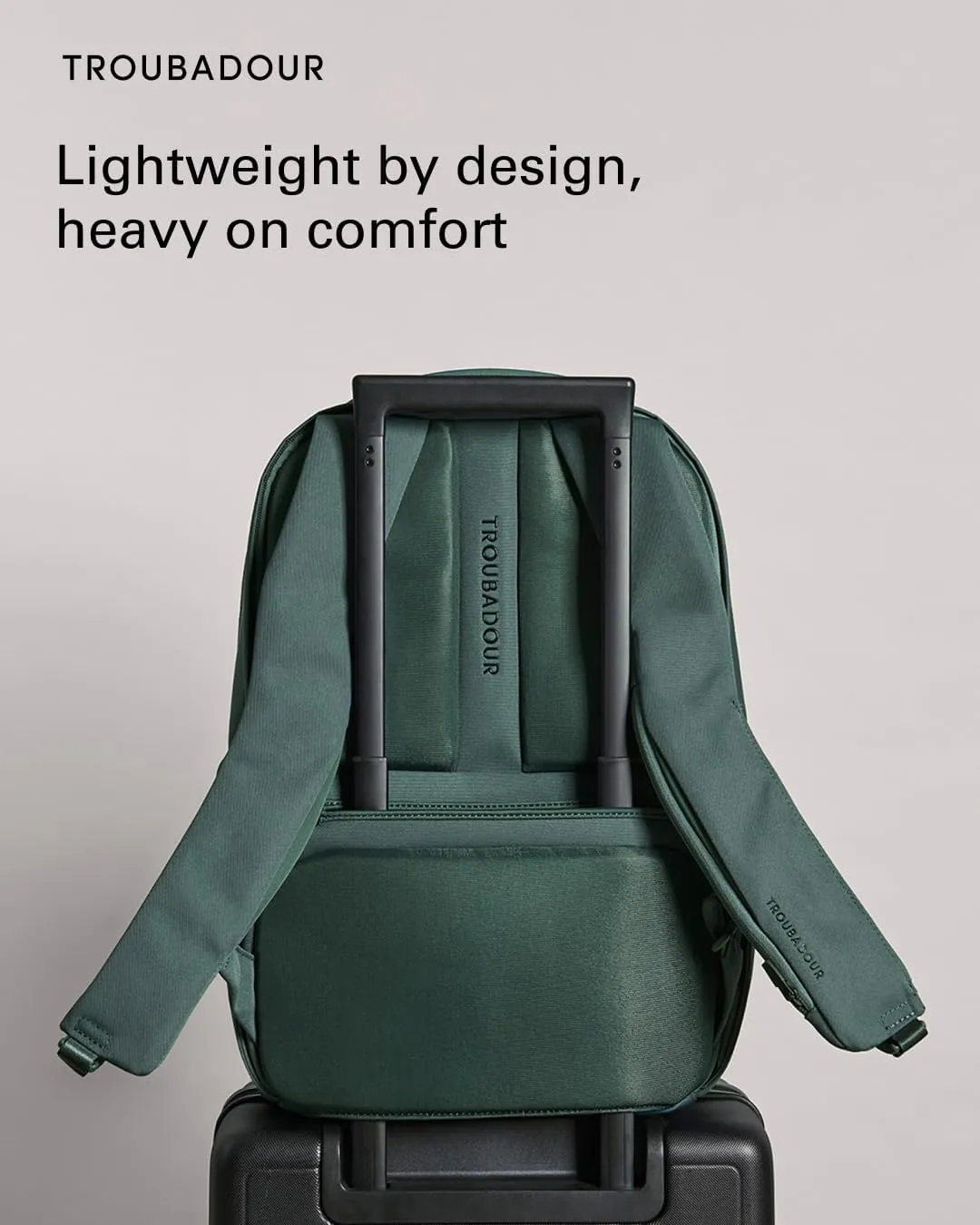 Troubadour Apex Backpack 3.0 - Premium Waterproof Laptop Backpack Fits Up to 17" - Ergonomic Design for Work and Travel - Stylish Backpack with 5-Year Guarantee - Livid Green