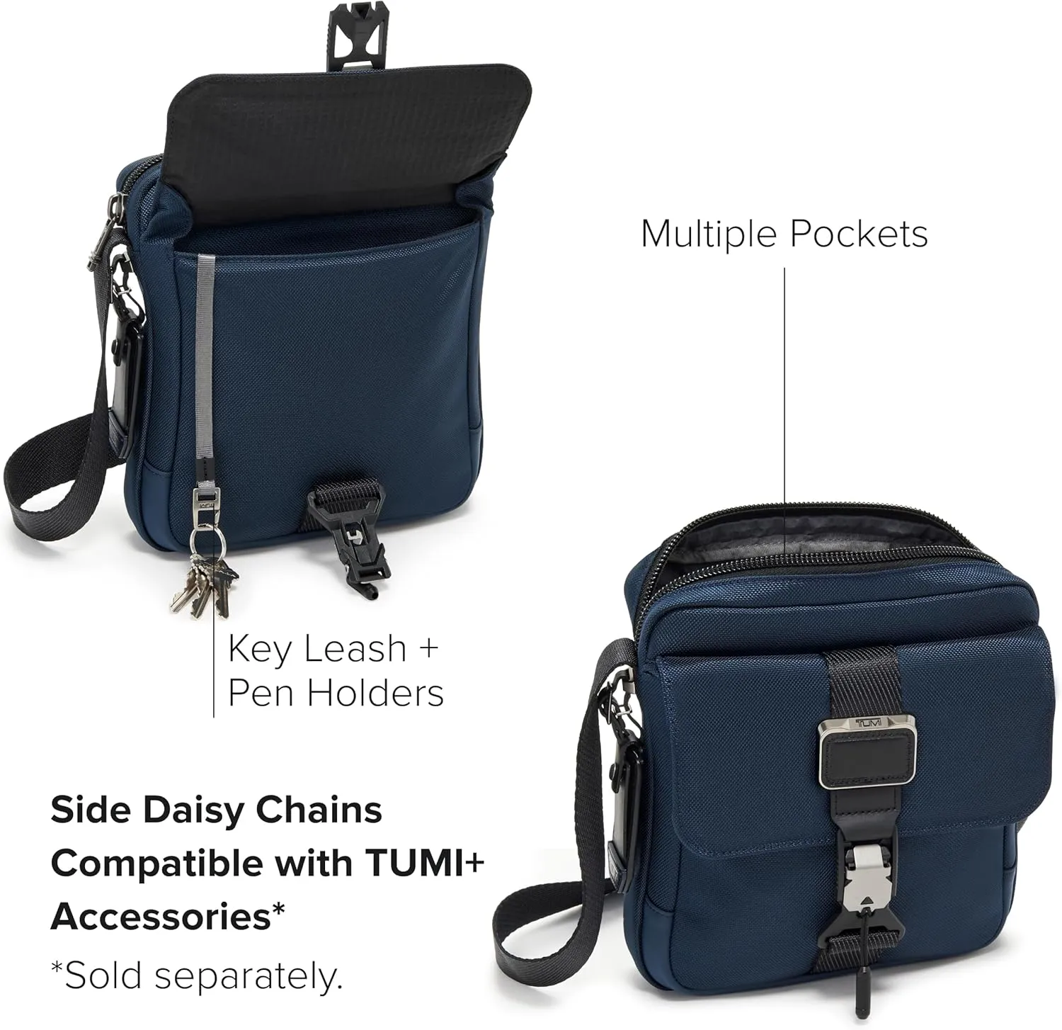 TUMI - Alpha Bravo Junior Crossbody - Premium Crossbody Bag - Small Bag for Everyday or Travel - 9.5" X 8.8" X 2.8"