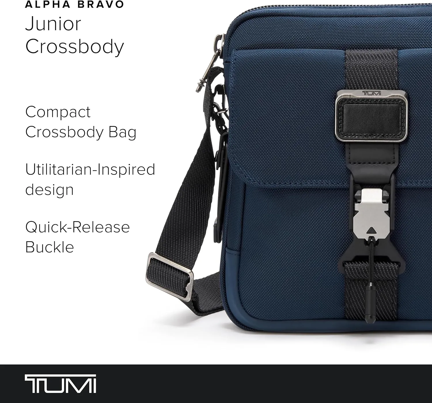 TUMI - Alpha Bravo Junior Crossbody - Premium Crossbody Bag - Small Bag for Everyday or Travel - 9.5" X 8.8" X 2.8"