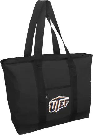 UTEP Tote Bag Large UT El Paso Totes SHOPPING TRAVEL or EVERYDAY