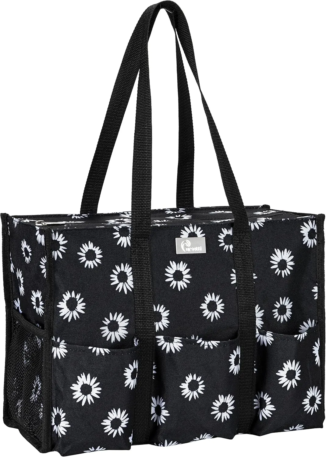 Utility Tote with Pockets & Compartments - Perfect Nurse, Teacher & Work Bag