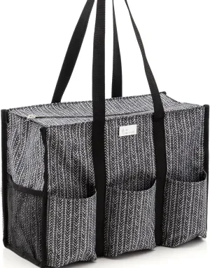Utility Tote with Pockets & Compartments - Perfect Nurse, Teacher & Work Bag